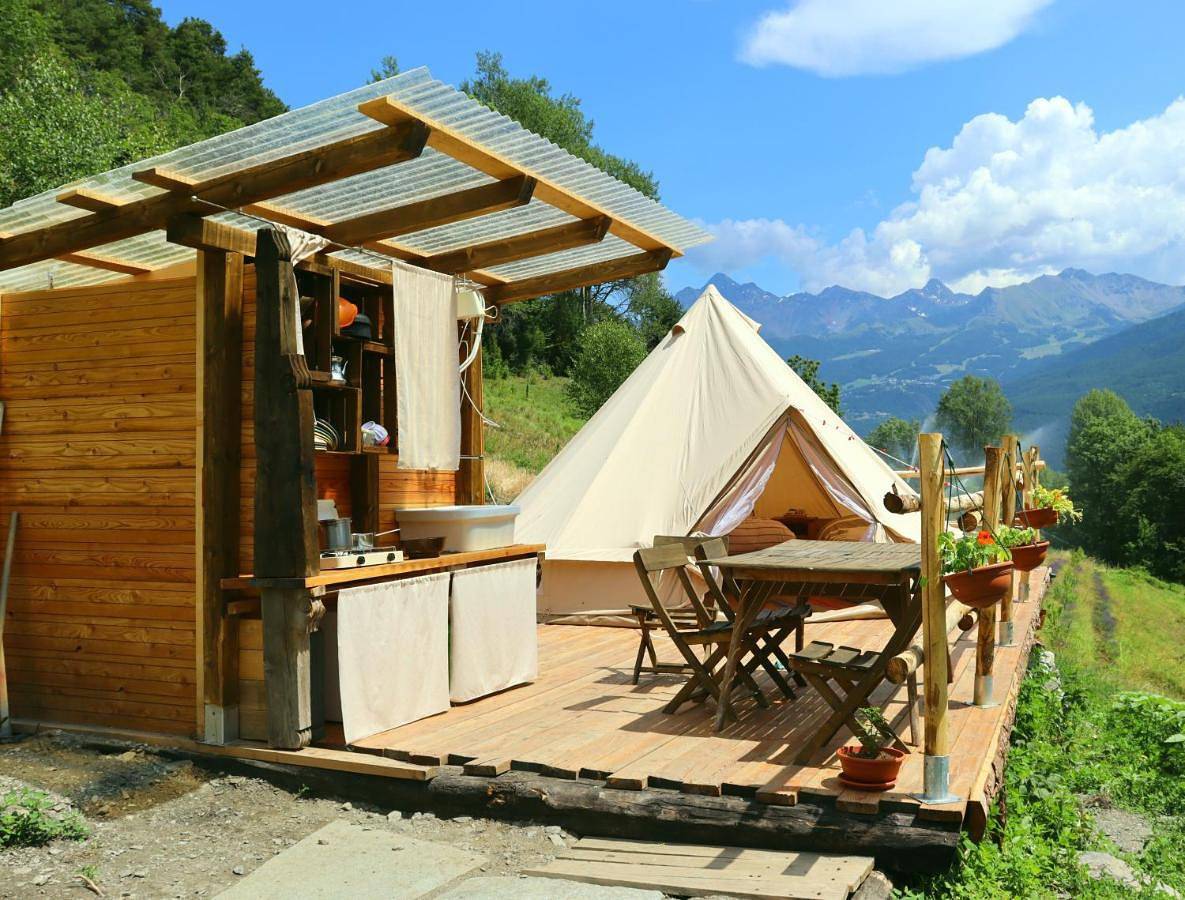 Glamping la Cascina d'Orleans in Comune di Saint-Pierre, Walliser Alpen