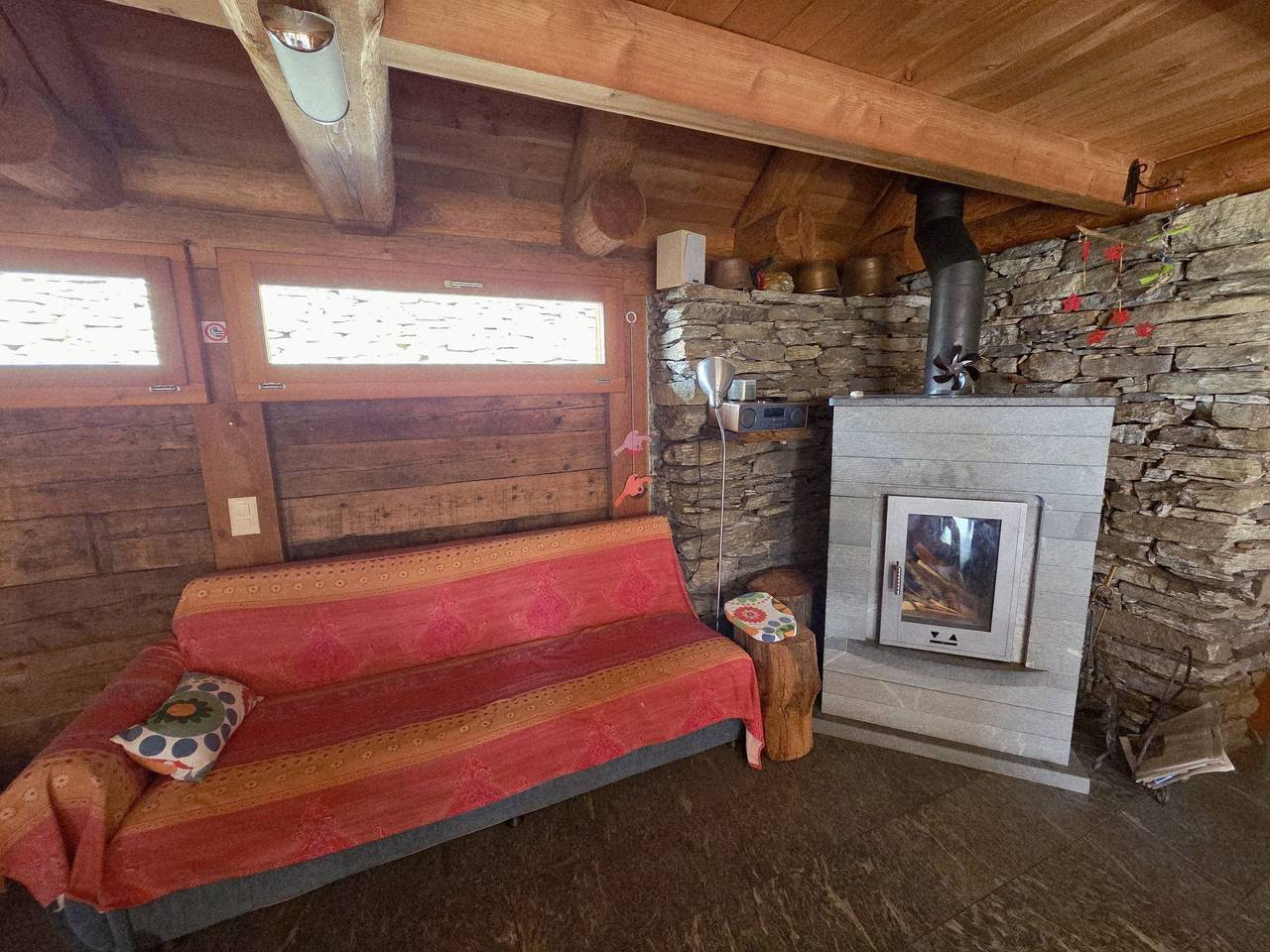 Rustico Cà dru Lurenz in Serravalle, Lepontinische Alpen