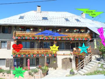 Gîte pour 2 personnes, avec vue sur le lac ainsi que terrasse et jardin, animaux acceptés à Saint-Sauveur