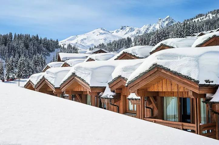 Chalet pour 6 personnes, avec balcon, animaux acceptés à Courchevel - 2
