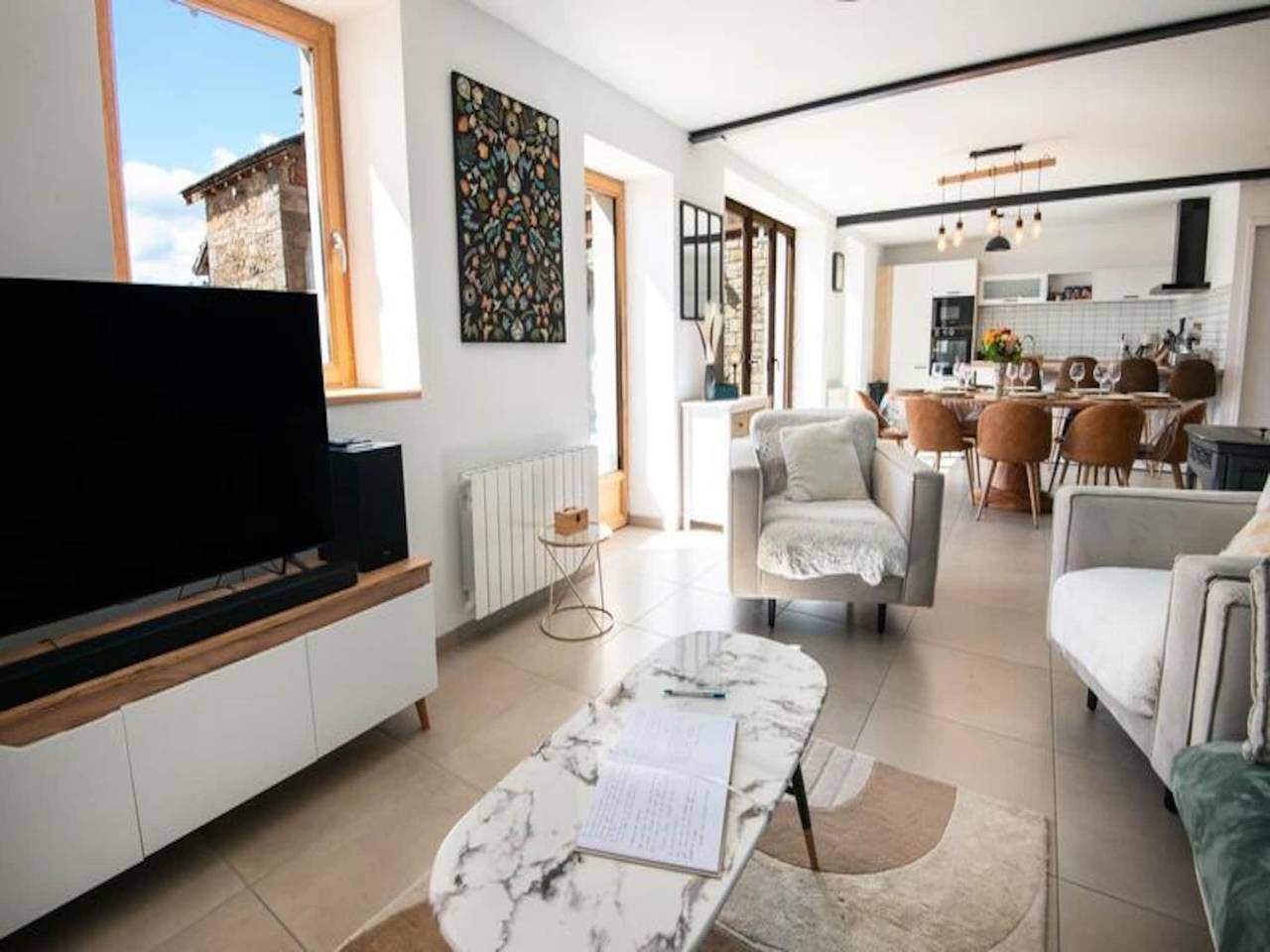 Entire apartment, G√Æte de France 6 people in Antrenas, Mende region