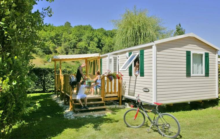 Mobil home pour 6 personnes, avec bassin pour enfant à Tamniès - 3