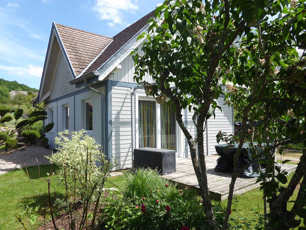 Chalet écologique en Centre Alsace de la Cigogne en voyage, in Saint-Maurice (Bas-Rhin), Région de Sélestat-Erstein