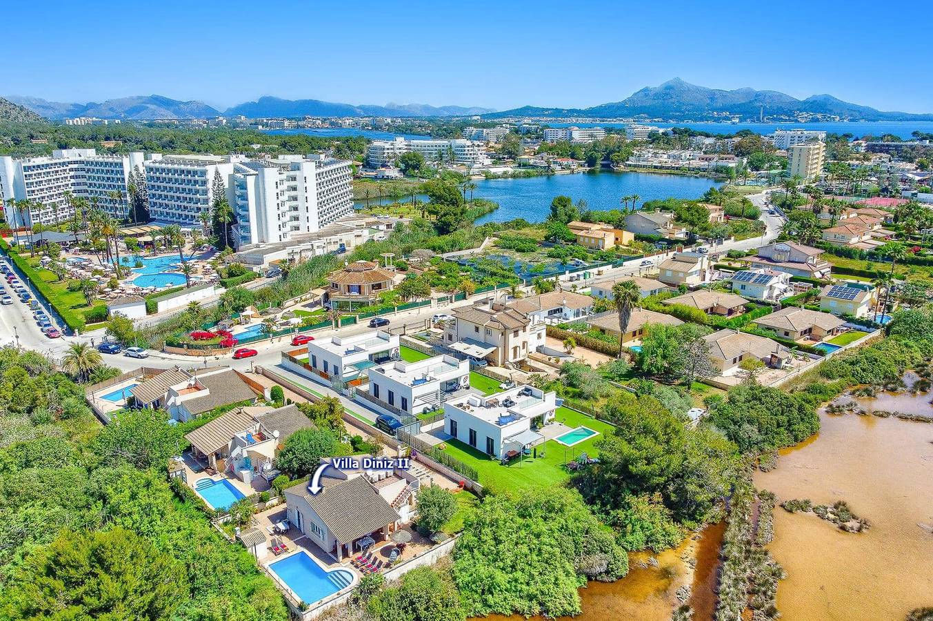 Villa für 5 Personen mit Garten in Playa de Muro, Muro