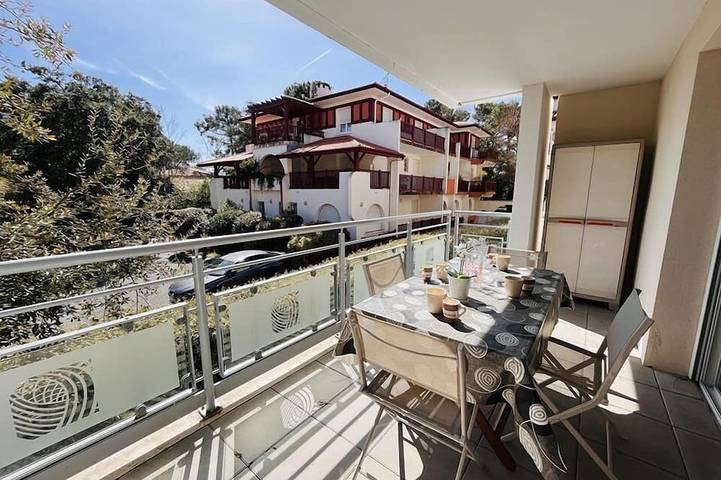 Gîte pour 4 personnes, avec balcon dans Office De Tourisme D Hossegor