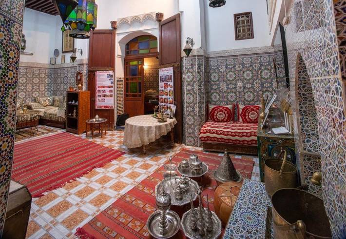 Chambre d’hôte pour 6 personnes, avec vue et terrasse dans Fes Al Bali - 4