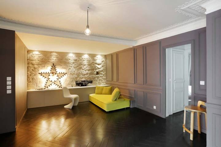 Gîte pour 8 personnes, avec terrasse dans Musée Grévin