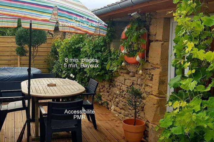 Location de vacances pour 5 personnes, avec Jacuzzi ainsi que Terrasse et Jardin à Saint-Vigor-le-Grand