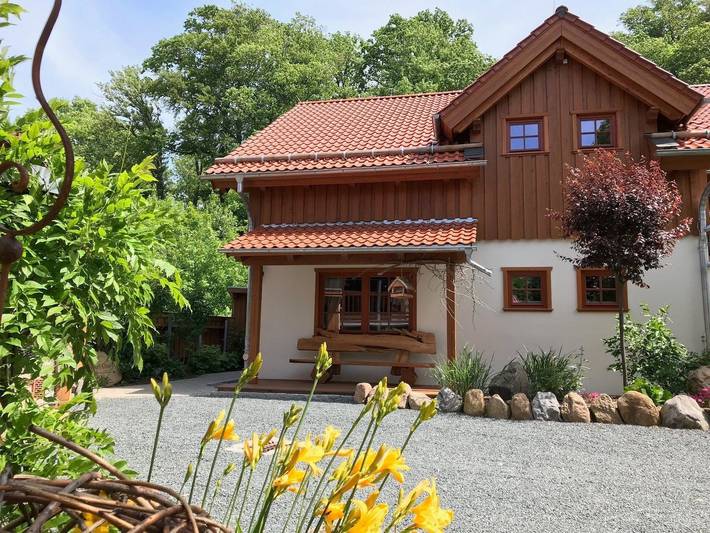 Chalet für 8 Personen, mit Garten und Sauna sowie Terrasse in Sachsen-Anhalt - 3