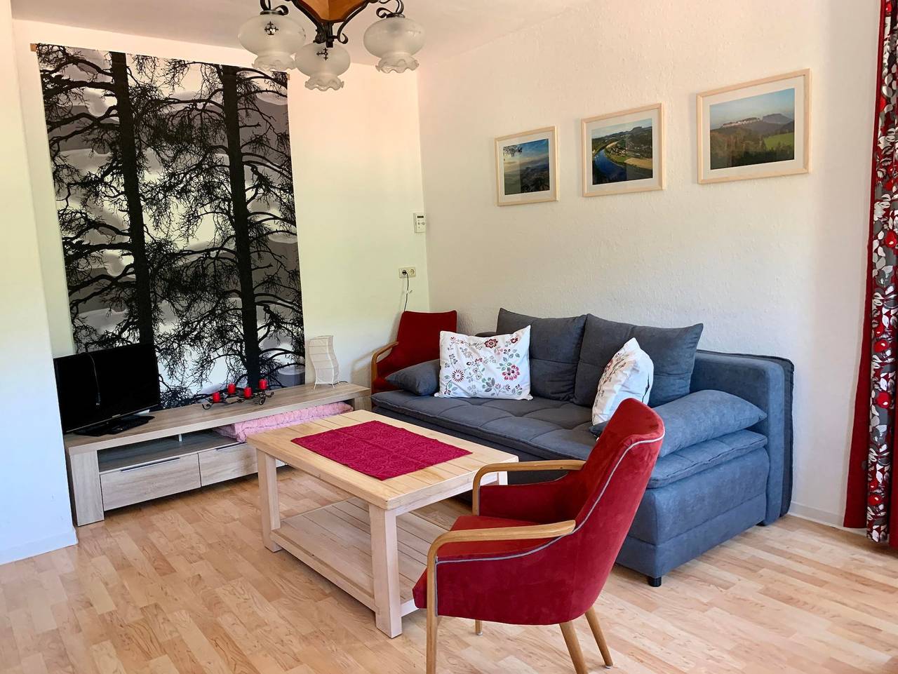 Ganze Ferienwohnung, Ferienwohnung Ikkuna - Ferienwohnung Ikkuna, 1 Schlafraum in Königstein, Elbsandsteingebirge