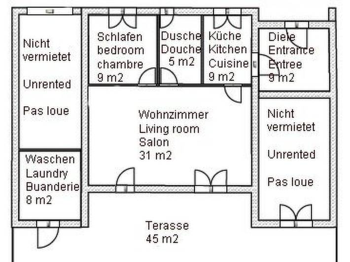 Location de vacances pour 7 personnes, avec jardin à Messanges - 3