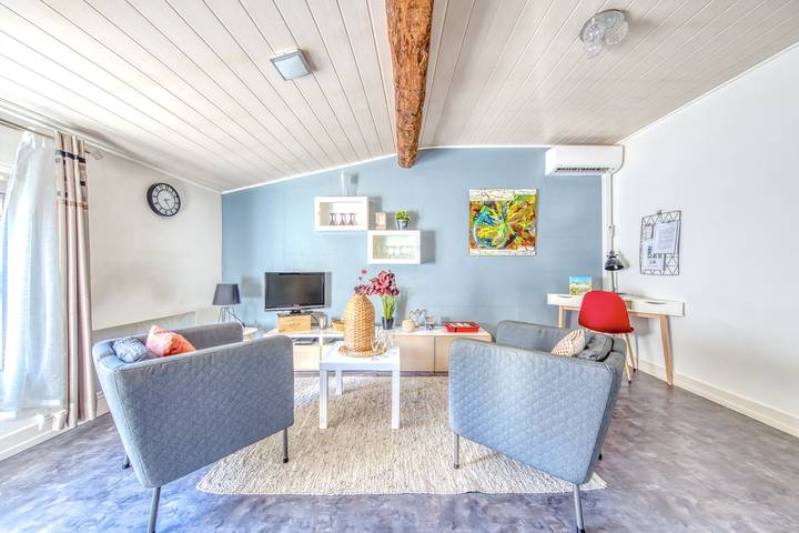 Maison de vacances pour 2 personnes, avec jardin à Libourne