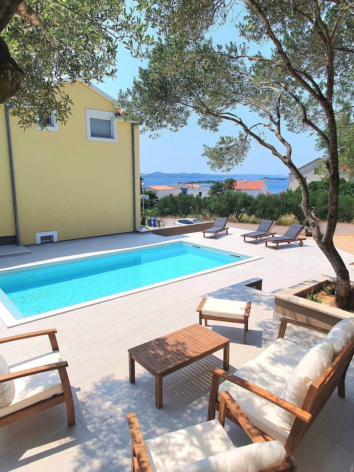 Ganze Wohnung, Ferienwohnung in Drage mit Meerblick, Balkon, Klimaanlage, W-Lan (566-1) in Drage (Pakoštane), Zadar