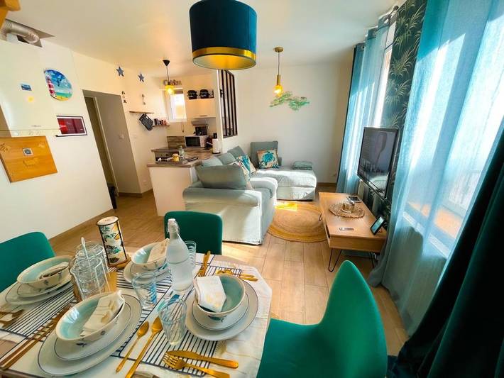 Maison de vacances pour 4 personnes, avec vue à Fécamp