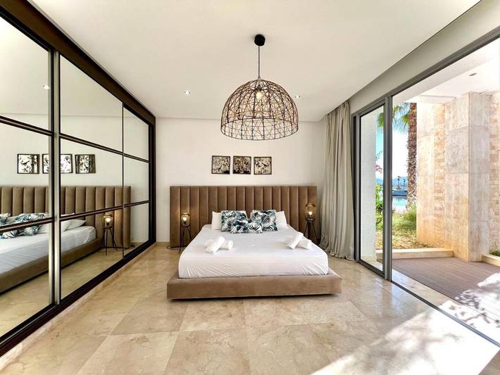 Gîte pour 8 personnes, avec balcon et vue ainsi que jardin et piscine dans Marina Smir - 2