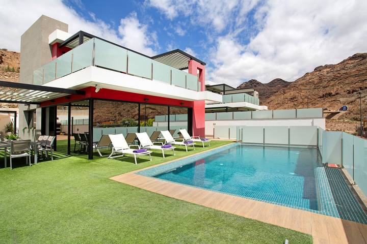 Chalet para 8 personas, con Balcón y Jardín en Puerto de Mogan