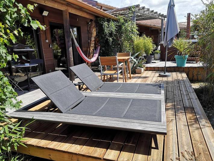 Gîte pour 3 personnes, avec jacuzzi ainsi que jardin et piscine à Vensac - 4
