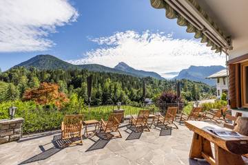 Ferienwohnung für 8 Personen, mit Balkon und Sauna, kinderfreundlich in Bischofswiesen