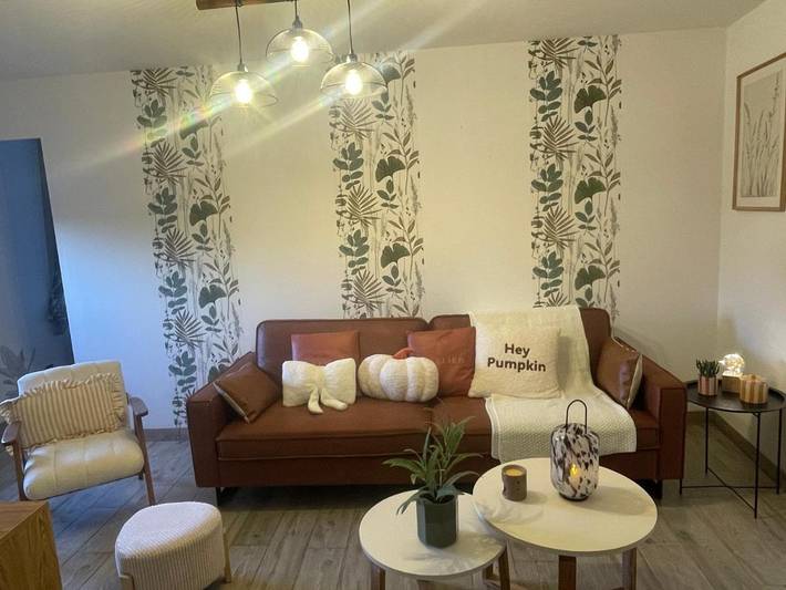 Location de vacances pour 4 personnes, avec Terrasse ainsi que Jardin et Vue à Anor