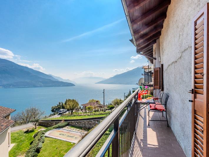 Ferienhaus für 3 Personen, mit Seeblick und Garten sowie Balkon am Comer See - 2