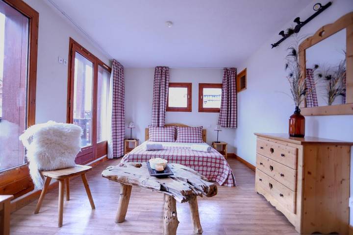 Apartamento para 3 personas, con terraza y vistas en Tignes