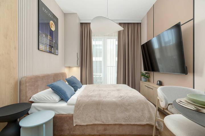 Apartament wakacyjny dla 2 osób, z Ogród w Szczecin
