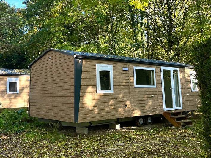 Camping La Faloise - Mobilheim 6 personen - Mobilheim Premium - 3 Zimmer in Angicourt, Oise