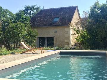 Chambre d’hôte pour 3 personnes, avec jardin et piscine à Saint-Georges-sur-Cher