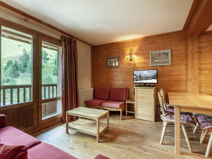 Appartement de vacances pour 6 personnes, avec balcon à Val-d'Isère