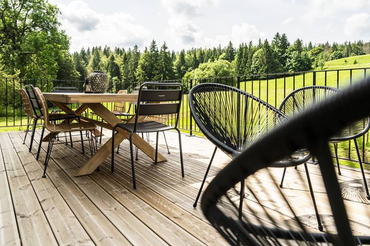 Gîte pour 8 personnes, avec jardin, adapté aux familles à Prémanon - 4