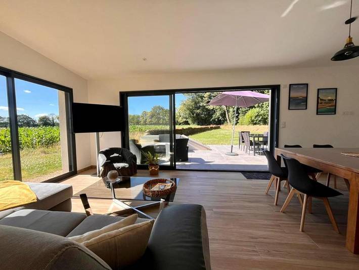 Location de vacances pour 8 personnes, avec jardin et terrasse à Grand-Champ - 4