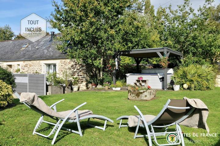 Gîte für 5 Personen, mit Whirlpool und Terrasse sowie Sauna und Garten - 1