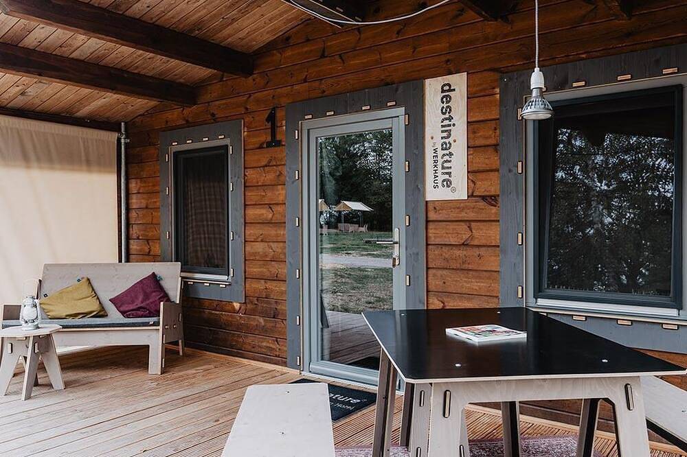 Ganze Wohnung, Destinature Blockhütte bis 4 Personen - destinature Dorf Südeifel in Ernzen, Eifelkreis Bitburg-Prüm