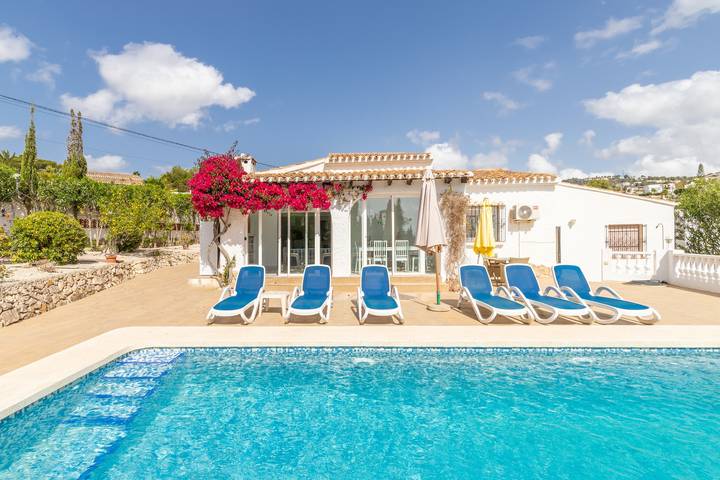 Ferienhaus für 6 Personen, mit Garten in Benissa