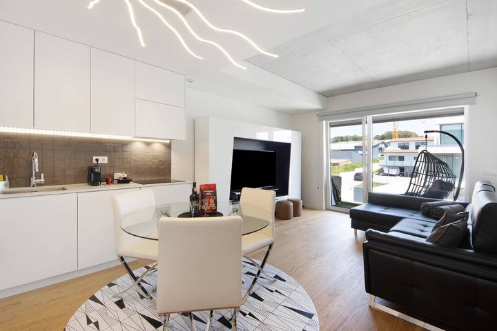 Apartamento entero, Apartamento 'Uno Del Mar 2' con Wi-Fi y aire acondicionado in Canidelo, Distrito de Porto