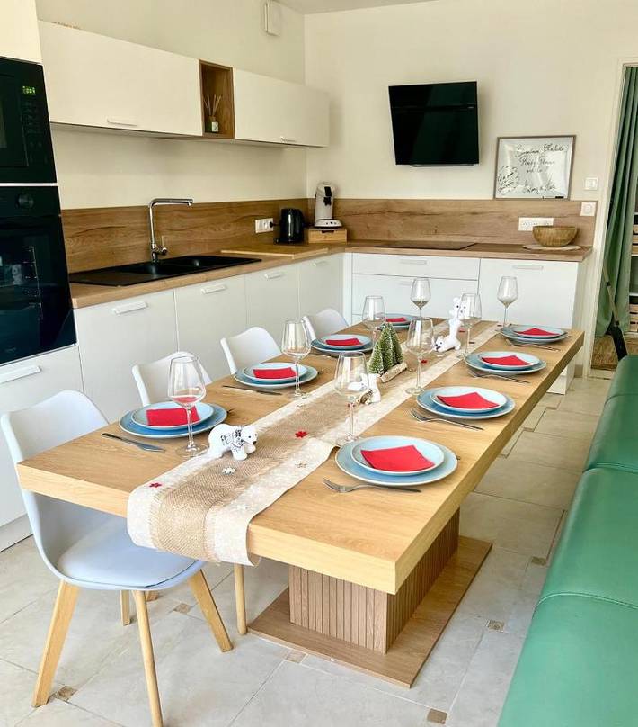 Appartement de vacances pour 10 personnes, avec balcon