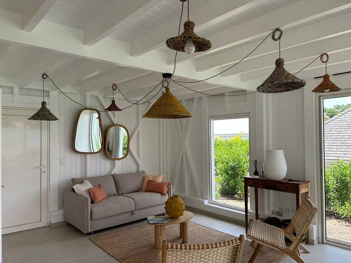 Maison de vacances pour 4 personnes, avec piscine et jardin, animaux acceptés dans Saint-Barthélemy