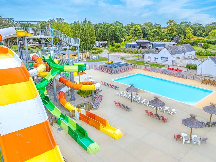 Camping La Mer Blanche - Mobilheim 4 personen - Confort 2 Zimmer 27m² in Bénodet, Côte de Cornouaille