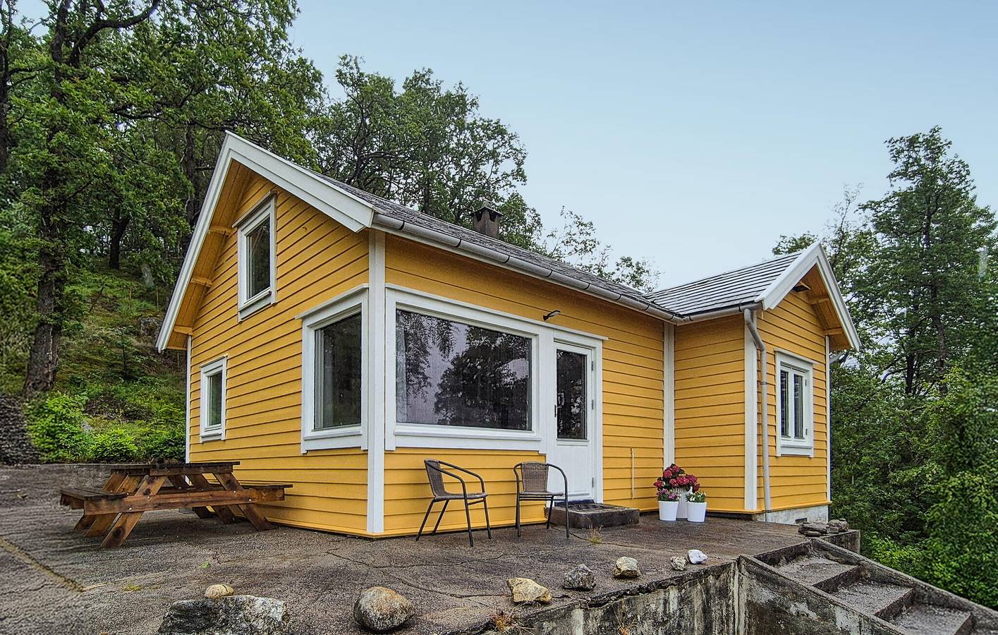 Maison de vacances pour 8 personnes avec terrasse in Tysvær