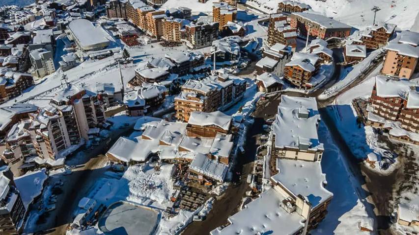 Chalet pour 5 personnes, avec balcon à Val Thorens