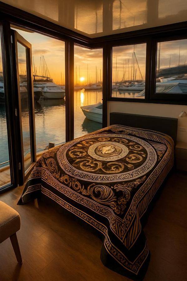 Boot für 2 Personen, mit Whirlpool und Terrasse in Italien
