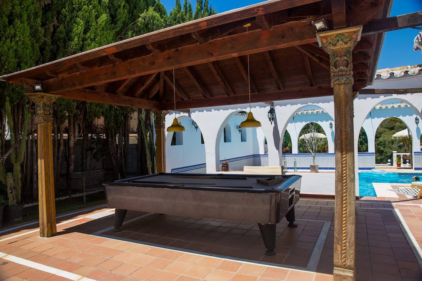 Luxurious Costa Del Sol Villa | 10 Bedrooms | Villa Madison | Outdoor Tennis Court & Pool Table in Marbella Centre, Marbella