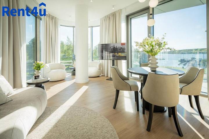 Ferienwohnung für 4 Personen, mit Seeblick und Terrasse sowie Ausblick, mit Haustier in Allenstein - 2