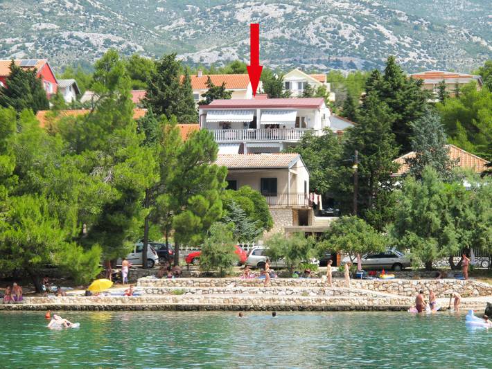 Ferienwohnung für 5 Personen, mit Balkon in Jasenice