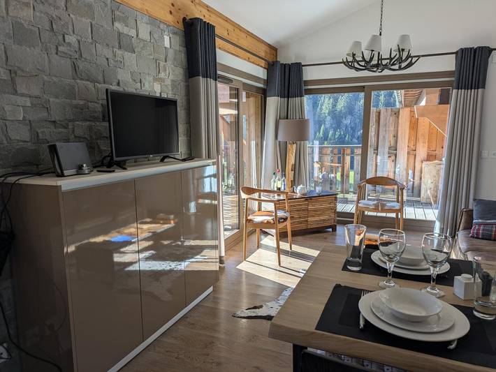 Chalet pour 6 personnes, avec balcon à Chatel