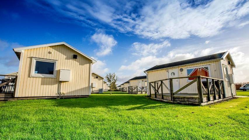 Camping für 4 Personen, mit Terrasse und Garten, mit Haustier in Halland