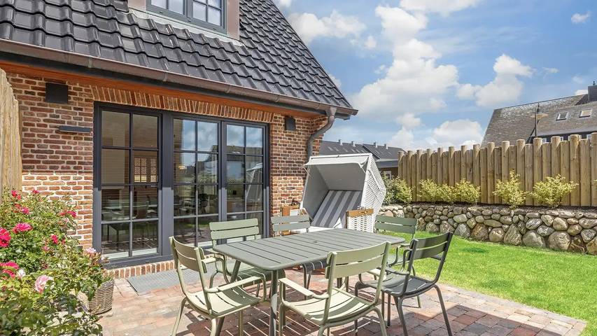 Chalet für 6 Personen, mit Sauna und Terrasse auf Sylt