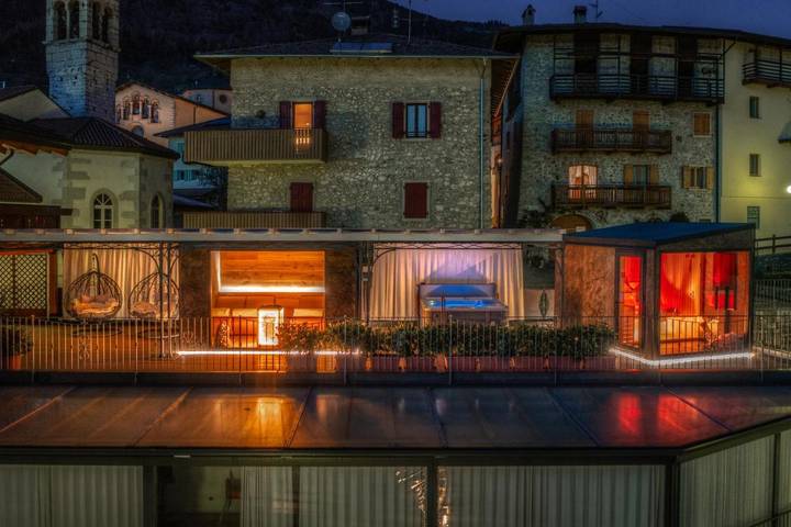 Hôtel pour 2 personnes, avec terrasse, animaux acceptés à San Lorenzo in Banale - 2