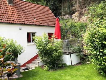 Ferienwohnung für 4 Personen, mit Garten und Terrasse, kinderfreundlich in Egloffstein