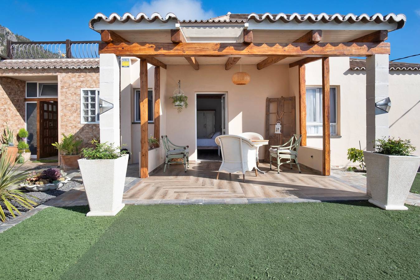 Vakantiehuis 'Las Golondrinas - B' met zeezicht, privéterras en Wi-Fi in Jedey, Los Llanos de Aridane